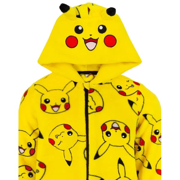 Pokemon Barn/Kids Pikachu 3D-öron-sovdräkt