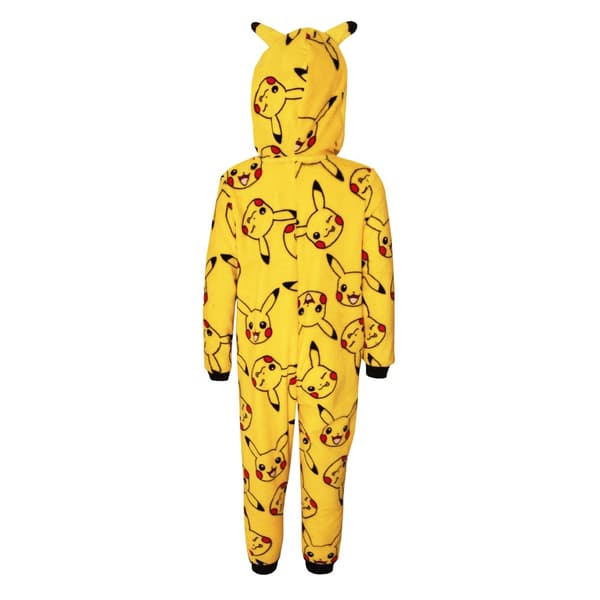 Pokemon Barn/Kids Pikachu 3D-öron-sovdräkt