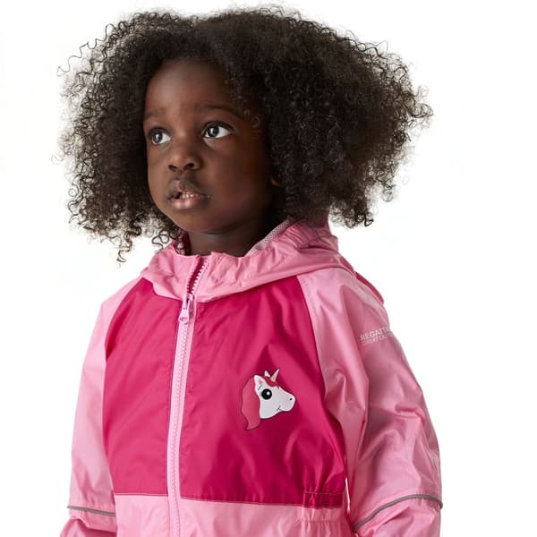 Regatta Childrens/Kids Charco Luna Unicorn Puddle Suit