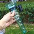 Pikkukuva 5 / 8: Bomclap Outdoor sademittari 35 mm kapasiteetti – 76 cm korkea, kestävä muovi, tarkka mittaus, kirkas putki, käytännöllinen kahva, säänvalvonta