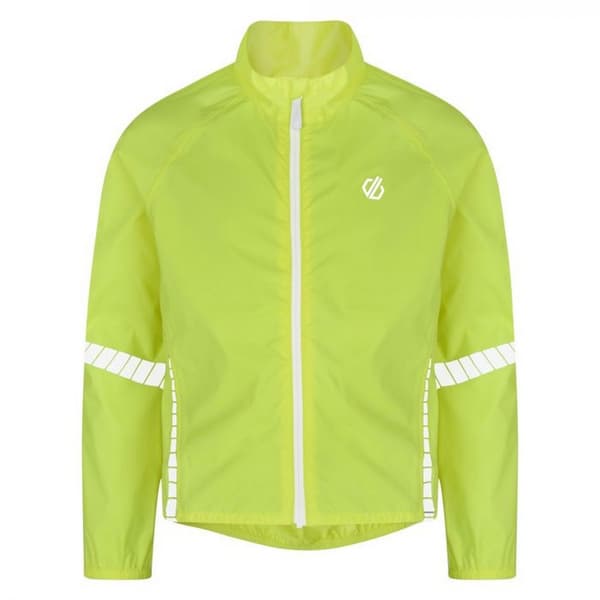 Dare 2B Barn/Kids Cordial Reflective Cycling Shell Jacket för barn och barn Fluro Yellow 7-8 Years