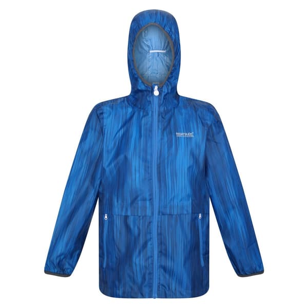 Regatta Childrens/Kids Bagley Gradient Packaway Waterproof Jacket Imperial Blue 7-8 Years