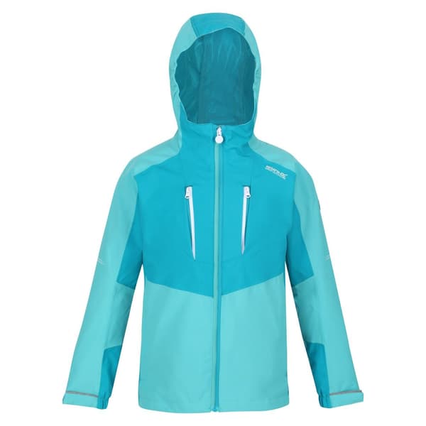 Regatta Childrens/Kids Highton III Waterproof Jacket Turquoise/Enamel 5-6 Years