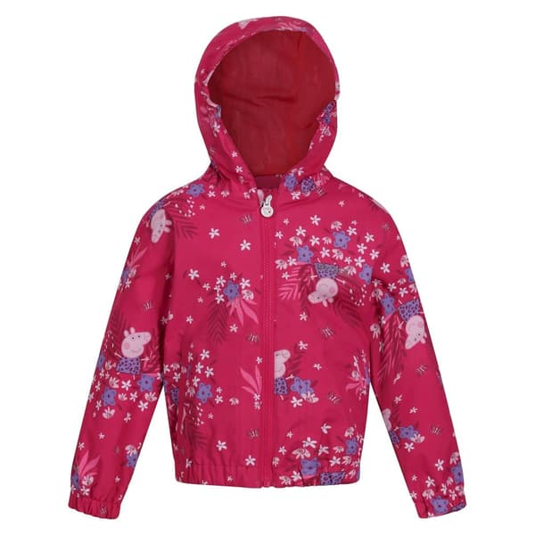 Regatta Childrens/Kids Peppa Pig Flowers vattentät jacka