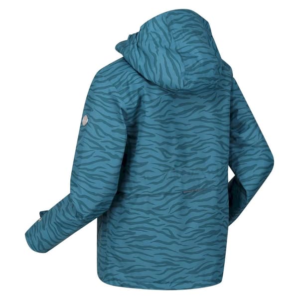 Regatta Childrens/Kids Bambee Zebra Print Waterproof Jacket