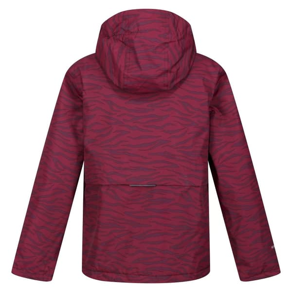 Regatta Childrens/Kids Bambee Zebra Print Waterproof Jacket