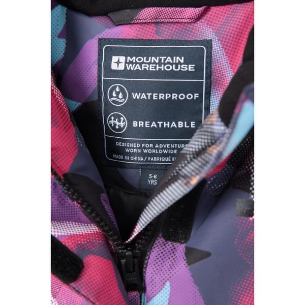 Mountain Warehouse Childrens/Kids Ranger Floral Waterproof Jacket