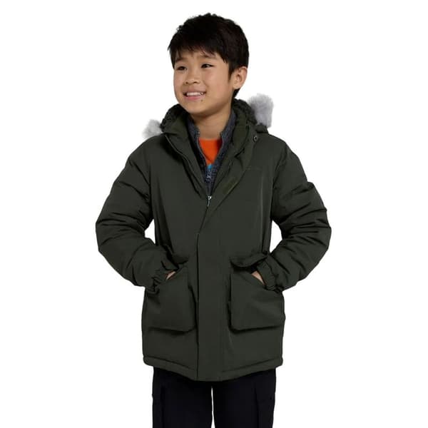 Mountain Warehouse Vattenavvisande jacka med Ranger-logotyp för barn/unga