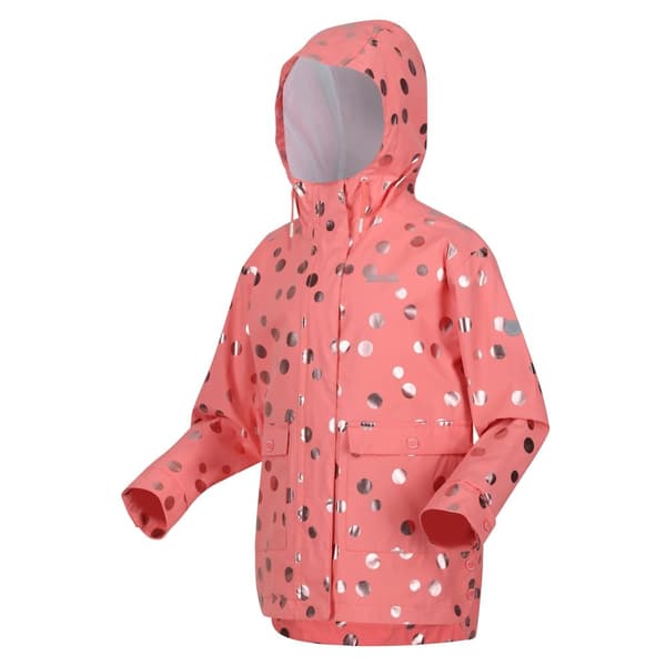 Regatta Childrens/Kids Baybella Polka Dot Waterproof Jacket