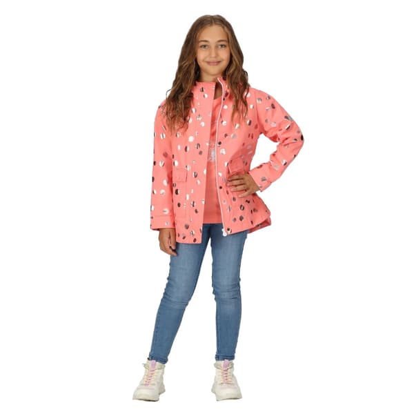 Regatta Childrens/Kids Baybella Polka Dot Waterproof Jacket