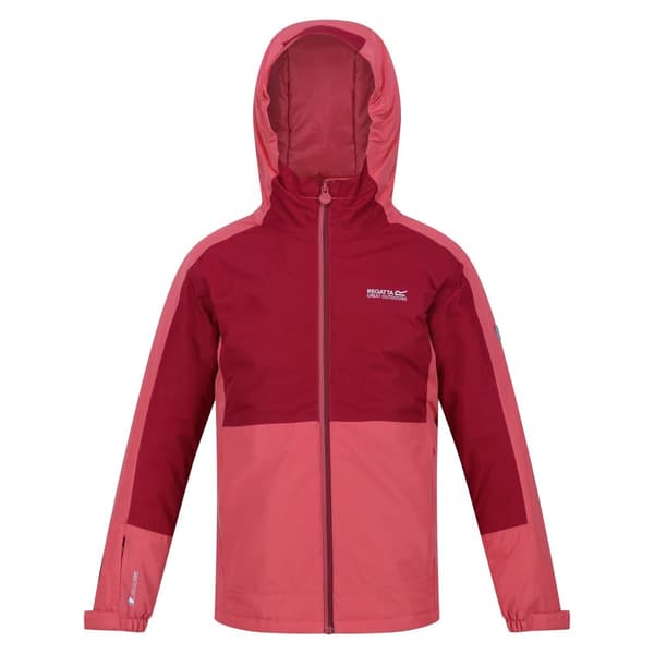 Regatta Vattentät jacka Beamz III för barn/unga Mineral Red/Rumba Red 5-6 Years