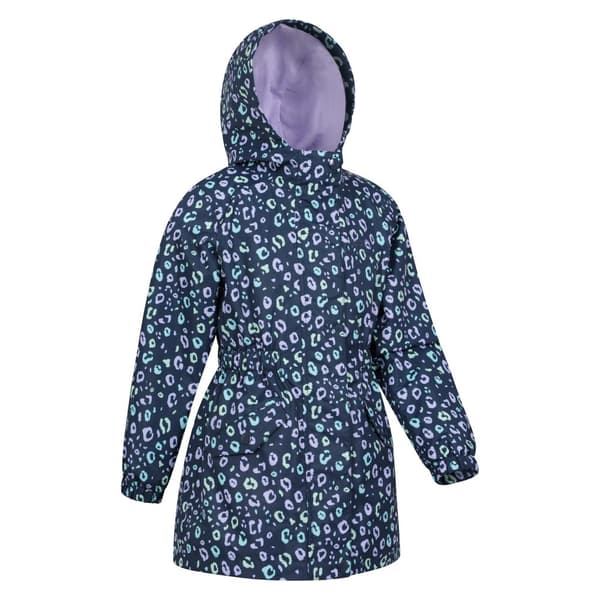 Mountain Warehouse Childrens/Kids Dale Leopard Print Lightweight Waterproof Jacket