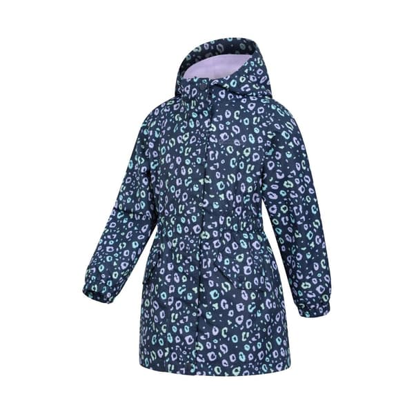 Mountain Warehouse Childrens/Kids Dale Leopard Print Lightweight Waterproof Jacket
