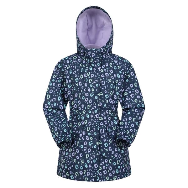 Mountain Warehouse Childrens/Kids Dale Leopard Print Lightweight Waterproof Jacket