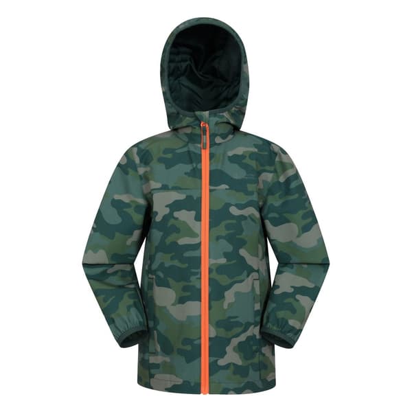 Mountain Warehouse Camo vattentät jacka för barn/ungdomar