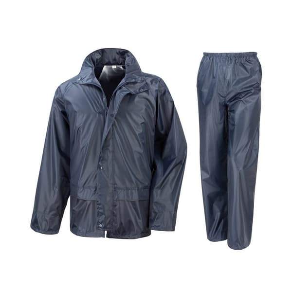 Result Core Childrens/Kids Rain Suit Navy 3-4 Years