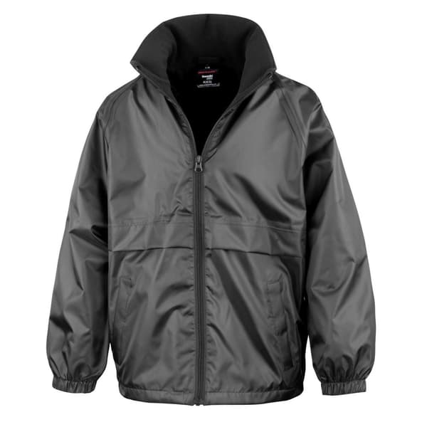 Result Core Childrens/Kids Microfleece Lined Jacket Black 5-6 Years