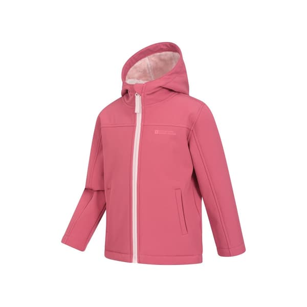 Mountain Warehouse Barn/Kids Arctic Borg Fodrad Soft Shell Jacka