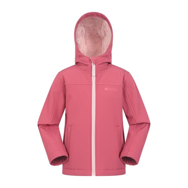 Mountain Warehouse Barn/Kids Arctic Borg Fodrad Soft Shell Jacka