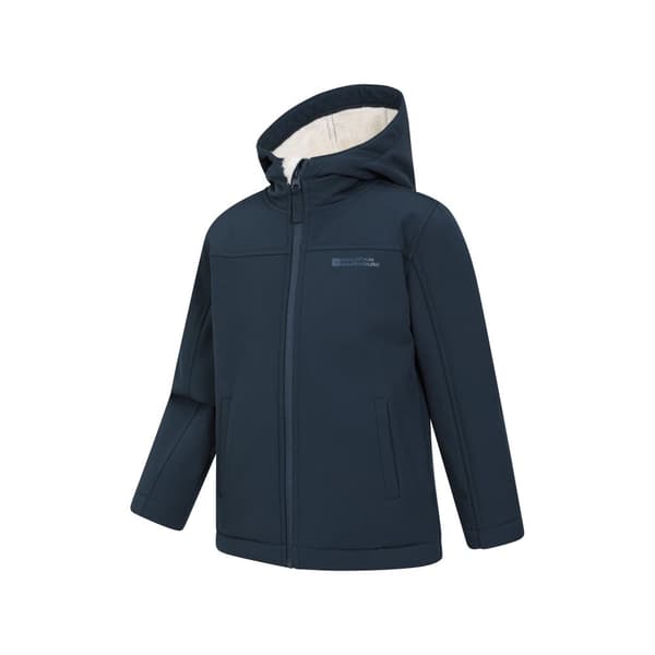 Mountain Warehouse Barn/Kids Arctic Borg Fodrad Soft Shell Jacka