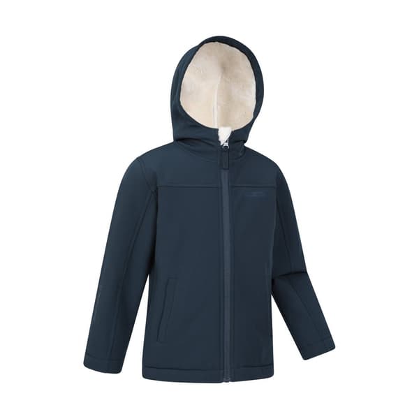 Mountain Warehouse Barn/Kids Arctic Borg Fodrad Soft Shell Jacka