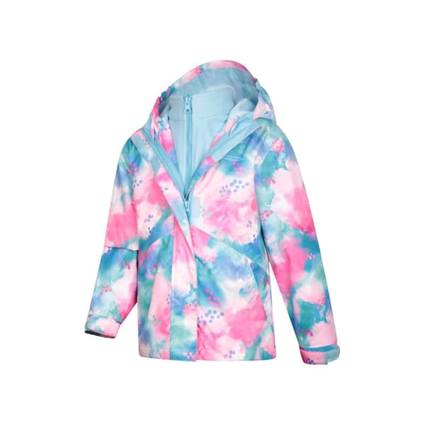Mountain Warehouse Childrens/Kids Aries Watercolour 3 in 1 Waterproof Jacket