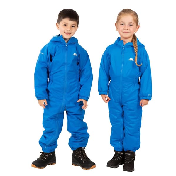 Trespass Kids Unisex Dripdrop Padded Waterproof Rain Suit
