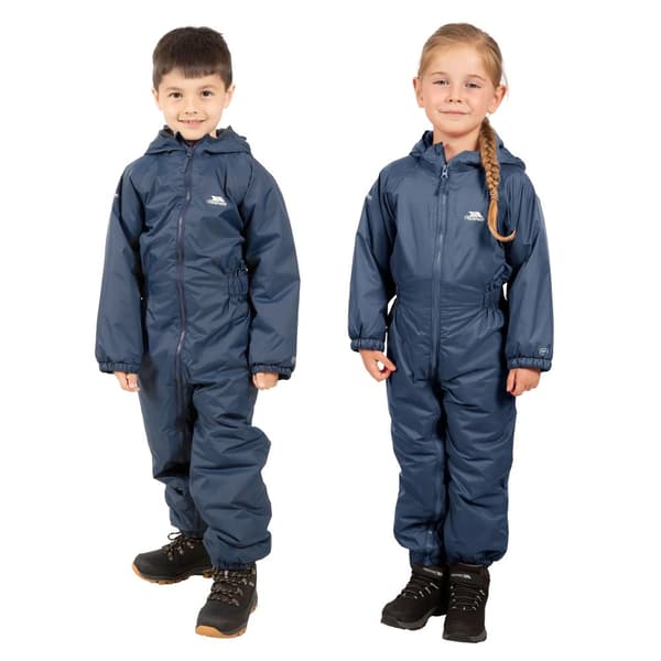 Trespass Kids Unisex Dripdrop Padded Waterproof Rain Suit