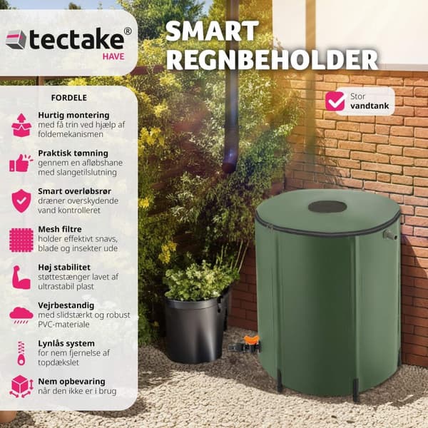Regnvandsbeholder - 200 L