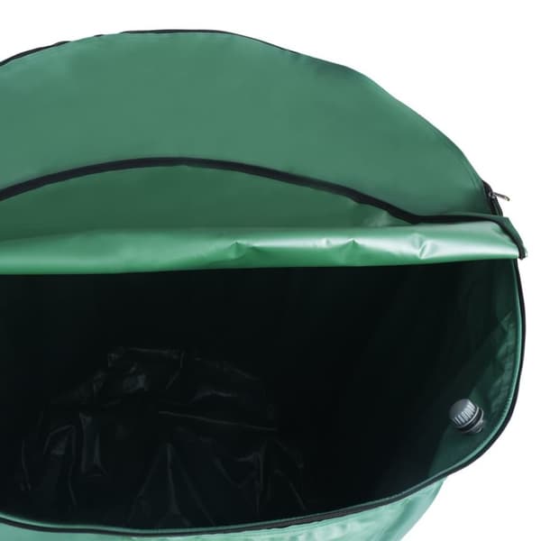vidaXL Regntunna hopfällbar med kran 1350 L