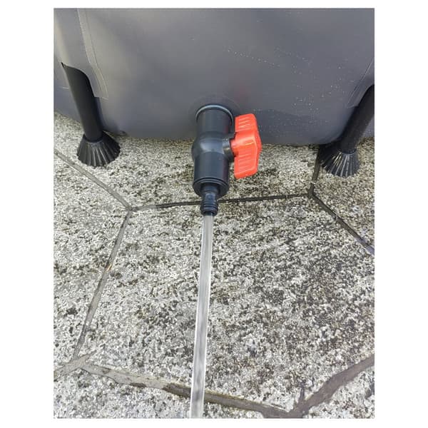 Regnvandstønde 1000 l, grå