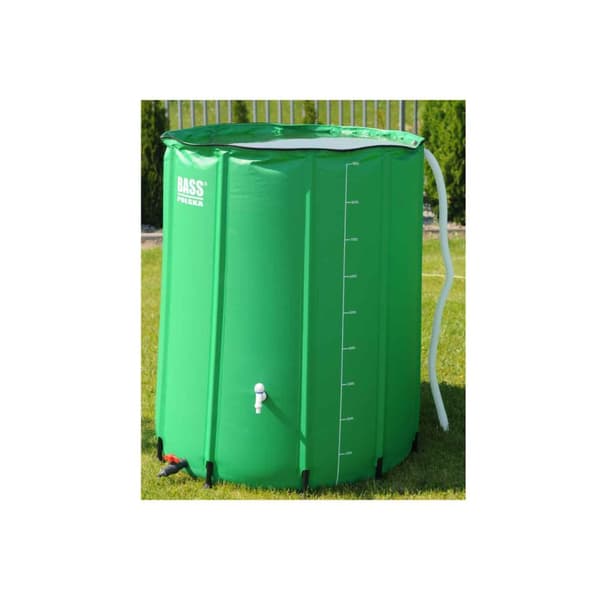 Regnvandstønde 1000 l, grøn