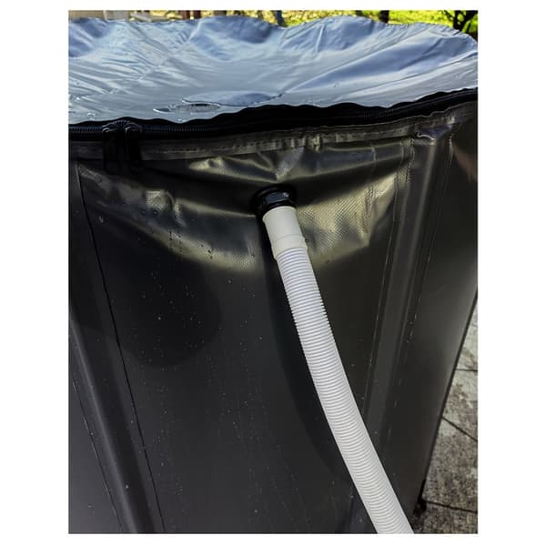 Regnvandstønde 1000 l, grå