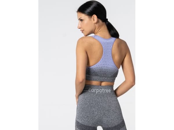 Carpatree Biustonosz Phase Seamless Bra Purple & Grey Ombre r. XS