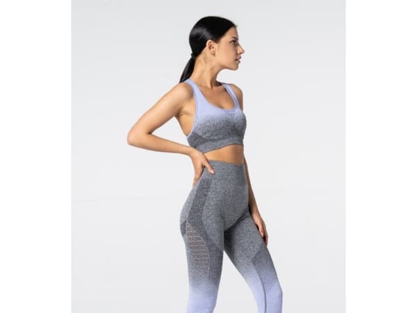 Carpatree Biustonosz Phase Seamless Bra Purple & Grey Ombre r. XS