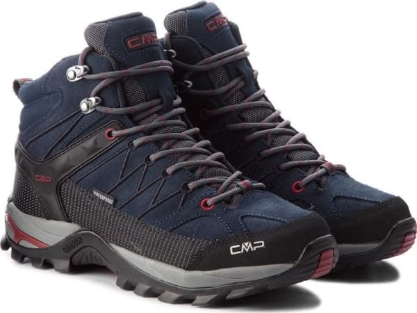 CMP Rigel Mid Trekking Shoe Wp Asphalt/Syrah r. 41 (3Q12947-62BN)