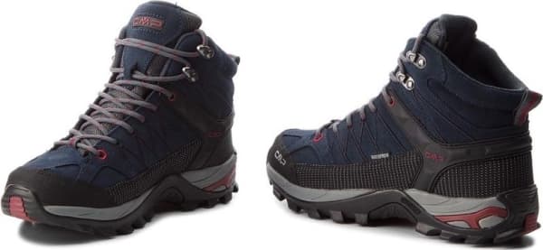 Buty trekkingowe męskie CMP Rigel Mid Trekking Shoe Wp Asphalt/Syrah r. 44 (3Q12947-62BN)