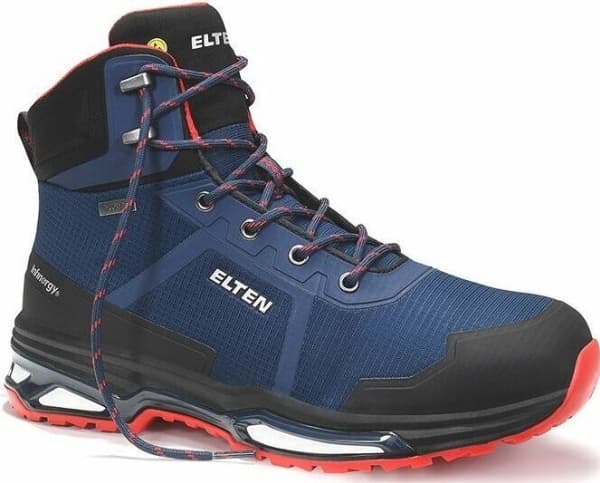 Trekkingsko for menn Sourcing Sko ELTEN Bente XXE GTX Blue Mid ESD S3, blå 46
