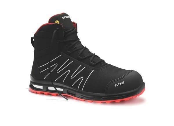 Sourcing Shoes ELTEN ENNO XXT Pro Mid ESD S3S, black/red 42