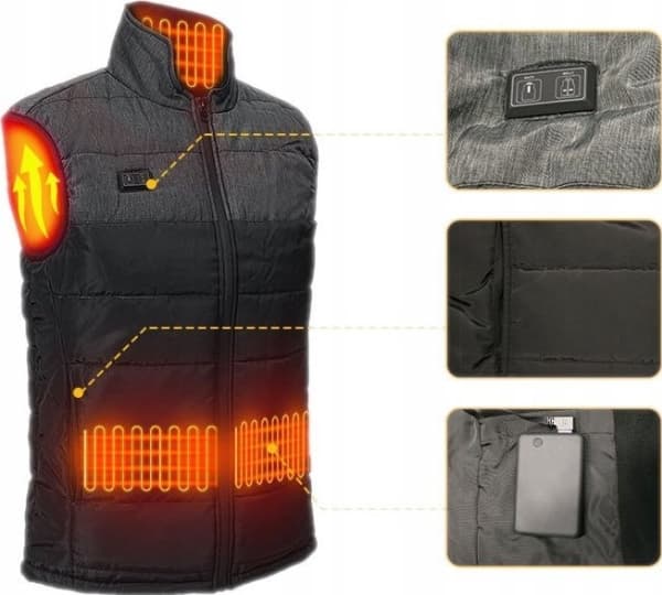Mozos MOZOS HV2 Uppvärmd elektrisk väst UNISEX S