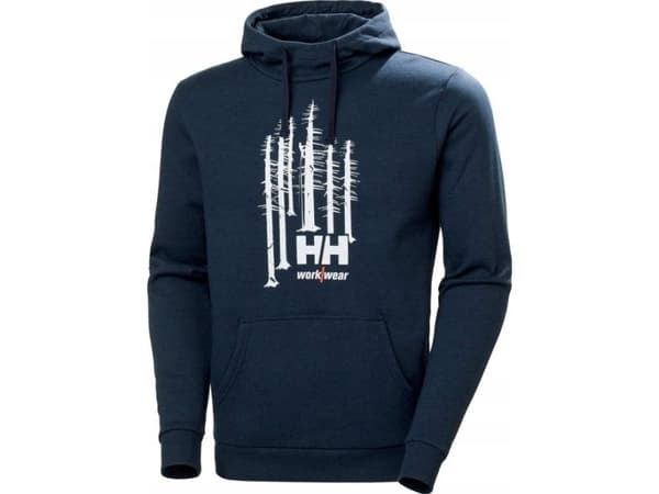 Helly Hansen Bluza Helly Hansen Graphic Hoodie Marin Melange