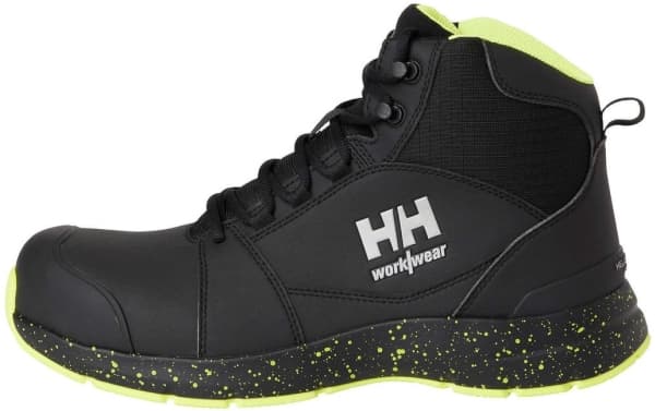 Shoes HELLY HANSEN Barcode MXR Mid S3S, black/yellow 41