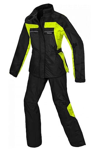 Regndrakt Todelt Unisex Svart/Neon Gul Regndrakt Regndrakt - MCV DS5