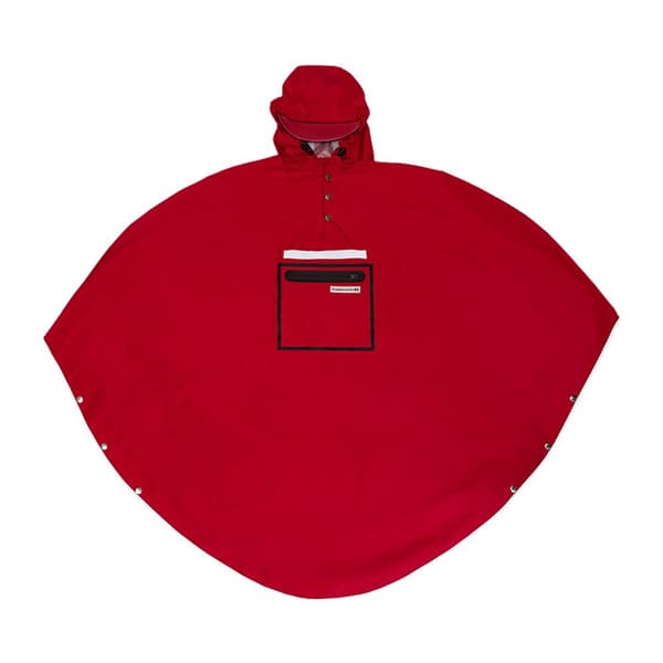 The Peoples Vandtæt Poncho Hardy 3.0 Rød  Mand