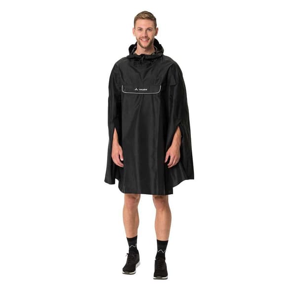 Vaude Bike Vandtæt Poncho Valdipino Sort S Mand