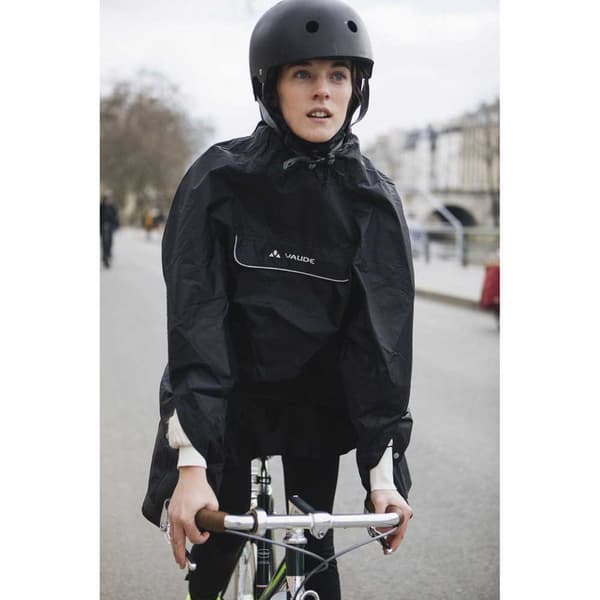 Vaude Bike Vandtæt Poncho Valdipino Sort S Mand