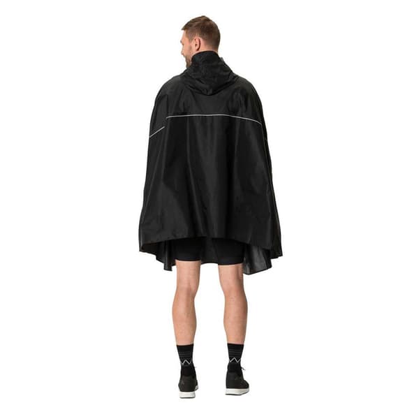 Vaude Bike Vandtæt Poncho Valdipino Sort S Mand
