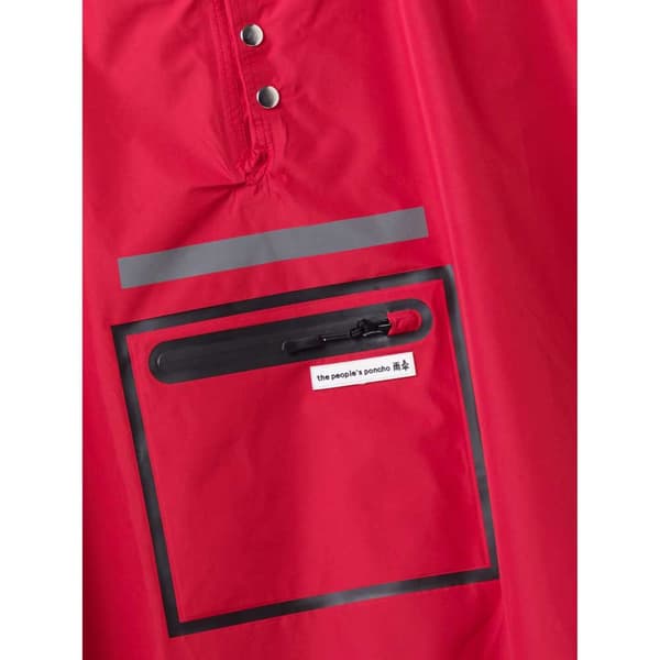 The Peoples Vattentät Poncho 3.0 Hardy Junior Röd