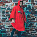 Miniatyrbild 4 av 5: The Peoples Vattentät Poncho 3.0 Hardy Junior Röd