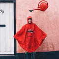Miniatyrbild 5 av 5: The Peoples Vattentät Poncho 3.0 Hardy Junior Röd